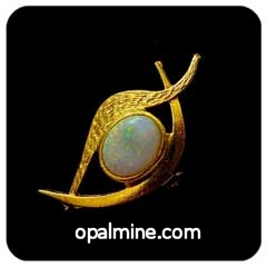 Opal Brooch 6710